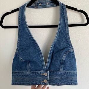 Levi’s Denim Jean Halter Top!